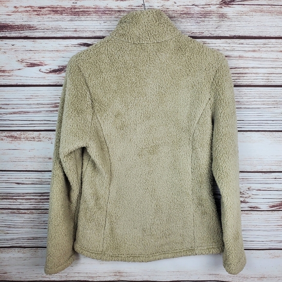 Patagonia Womens Small Tan/Khaki Los Gatos 1/4 Zip High-Pile Fleece Pullover - Picture 9 of 11